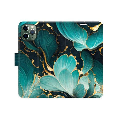 iSaprio flip pouzdro Blue Flowers 02 pro iPhone 11 Pro