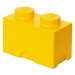 LEGO® úložný box 2 - žlutá 125 x 250 x 180 mm
