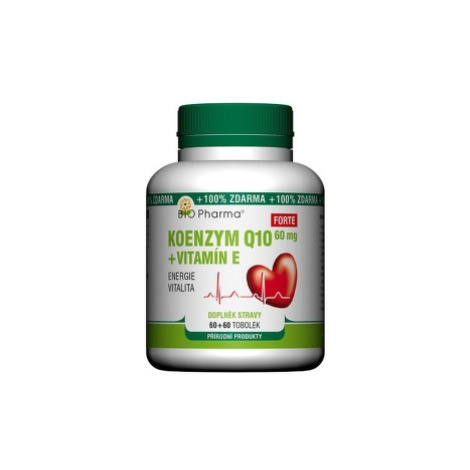 Koenzym Q10 Forte 60 mg + Vitamin E 60+60 tobolek Bio-Pharma Bio Pharma