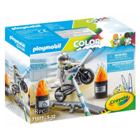 Playmobil 71377 color: silniční motorka