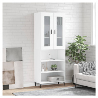 vidaXL Skříň highboard bílá 69,5 x 34 x 180 cm kompozitní dřevo