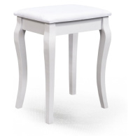 Retro stolička RONDA — masiv borovice, bílá