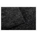 Spoltex koberce Liberec AKCE: 90x600 cm Metrážový koberec Rambo 15 černý, zátěžový - Bez obšití 