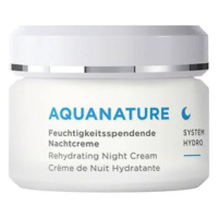 Annemarie Börlind Aquanature systém Noční krém, vyhlazující, hydratační, 50 ml