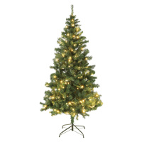 Vánoční stromek se světýlky, zelená, 180 cm, LED450, CHRISTMAS TYP 5