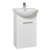 Krajcar KZ Zenon koupelnová skříňka s umyvadlem 45,5 x 75 x 40 cm otevírání levé bílá KZ45
