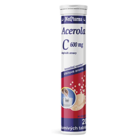 MedPharma Vitamin C 600 mg + Acerola 20 šumivých tablet