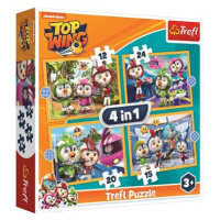 Trefl Puzzle Top Wing: Akademie 4v1 (12,15,20,24 dílků)