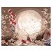 Malování podle čísel - JAPONSKO MĚSÍČNÍ KRAJINA S PTÁČKY Rozměr: 80x100 cm, Rámování: bez rámu a
