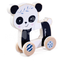 Dřevěné autíčko Panda EH Push Animal Eichhorn délka 12 cm od 12 měsíců