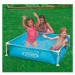 INTEX Baby bazén dětský čtvercový s rámem 122x30cm nadzemní samonosný 57173