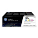 HP 125A CYM Tri-Pack LJ Toner Cartridge Vícebarevná