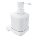 NIMCO Maya bílá dávkovač tekutého mýdla, pumpička mosaz MAB 29031K-T-05