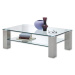 Konferenční stolek AIDAN II sklo/ocel