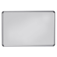 eurokraft pro Elegantní nástěnná tabule, ocelový plech, lakováno, š x v 1500 x 1000 mm, bílá