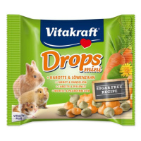 Pochoutka Vitakraft Happy králík, s mrkví, dropsy 40g