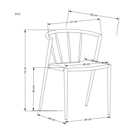Jídelní křeslo K515 FOR LIVING