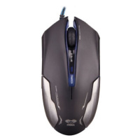 Myš drátová USB, E-blue Cobra EMS653, černá, optická, 3000DPI