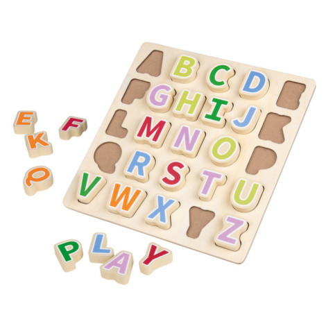 Playtive Dřevěné puzzle (puzzle s písmeny)