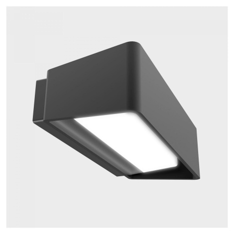 KOHL LIGHTING KOHL-Lighting PAT nástěnné svítidlo 248X117 mm tmavě šedá 13 W CRI 80 3000K Non-Di