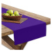 Ubrus - běhoun na stůl MANUEL fialová více rozměrů Mybesthome Rozměr: 40x180 cm