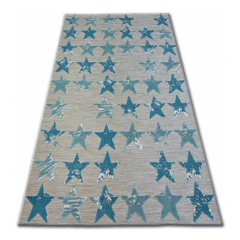 Koberec LISBOA 27219/754 Hvězdy tyrkys