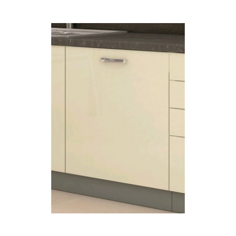 Dolní kuchyňská skříňka Karmen 60D, 60 cm, šedá/krémová Asko
