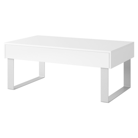 GAB Konferenční stolek LORONA, Bílá 110 cm GAB nábytek