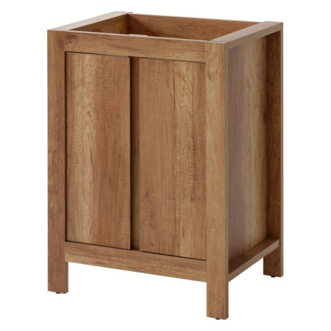 COMAD Skříňka pod umyvadlo 60cm 2 dvířka CLASSIC OAK 5907611647653