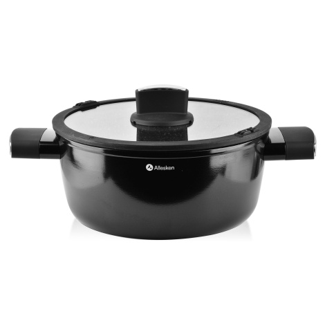 Hliníkový hrnec VALERIAN ALLESKEN ILAG Ultimate NON STICK 4,1 l černý