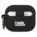 Karl Lagerfeld AirPods 3 cover Silicone Choupette Head 3D KLA3RUNCHK Černá