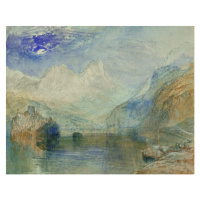 Obrazová reprodukce The Lauerzersee with Schwyz and the Mythen, Turner, Joseph Mallord William, 