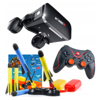 Brýle Vr 3D 360 Stupňů+gamepad+ Pneumatický Raketomet