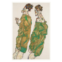 Obrazová reprodukce Devotion, Egon Schiele, 26.7 × 40 cm