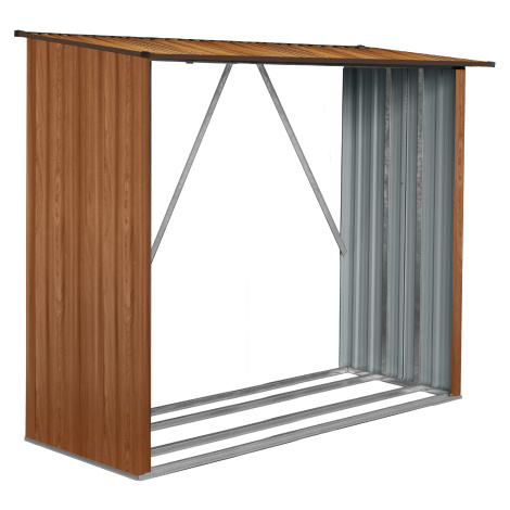 Zahradní dřevník EmaHome D-2D / 1,9 m2 / 217 x 89 x 154 cm / dřevo Varianta: ivi0