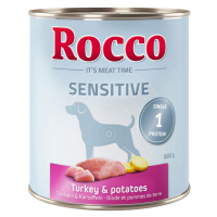Rocco Sensitive, 24 x 800 g - 20 + 4 zdarma! - Krocan & brambory