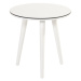 Sophie boční stolek r. 45cm o výšce 40cm, royal white HN65992003