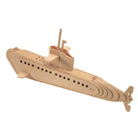 Woodcraft construction kit Woodcraft Dřevěné 3D puzzle ponorka