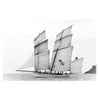 Fotografie Sailboat qLa Granvillaiseq, Vincent Demoulin, 40x26.7 cm