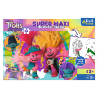 Trefl Puzzle 24 SUPER MAXI - Šťastný den Trollů