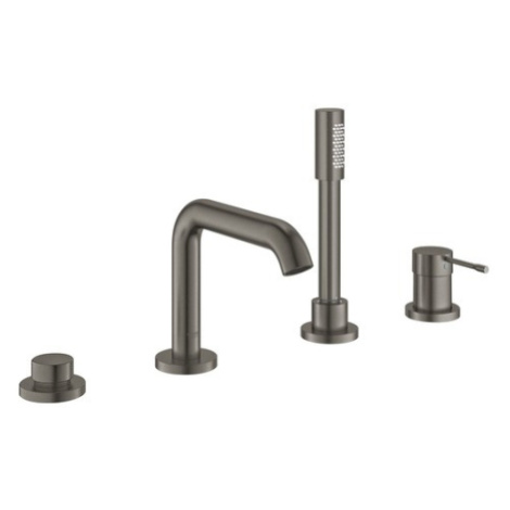 Vanová baterie Grohe Essence New s vanovým setem Brushed Hard Graphite 19578AL1