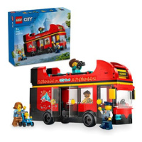 LEGO® City 60407 Červený dvoupodlažní vyhlídkový autobus