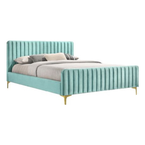 Postel Stairy 160x200, neo mint / gold FOR LIVING