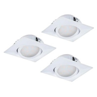 Eglo - SADA 3x LED podhledové svítidlo 3xLED/6W/230V