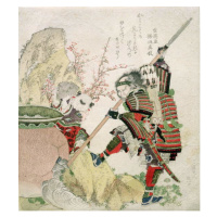 Obrazová reprodukce Sima Wengong (Shiba Onko) and Shinozuka, Lord of Iga, Katsushika Hokusai, 35