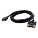 Kabel HDMI(male, HDMI 1.4) na DVI-D Single Link(male),2m,černá