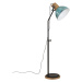 vidaXL Stojací lampa 25 W modrá patina 30 x 30 x 100–150 cm E27