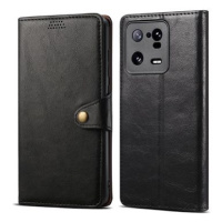 Lenuo Leather flipové pouzdro pro Xiaomi 13 Pro, černá