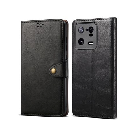 Lenuo Leather flipové pouzdro pro Xiaomi 13 Pro, černá