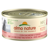 Almo Nature HFC Complete Kitten losos a tuňák 24× 70 g